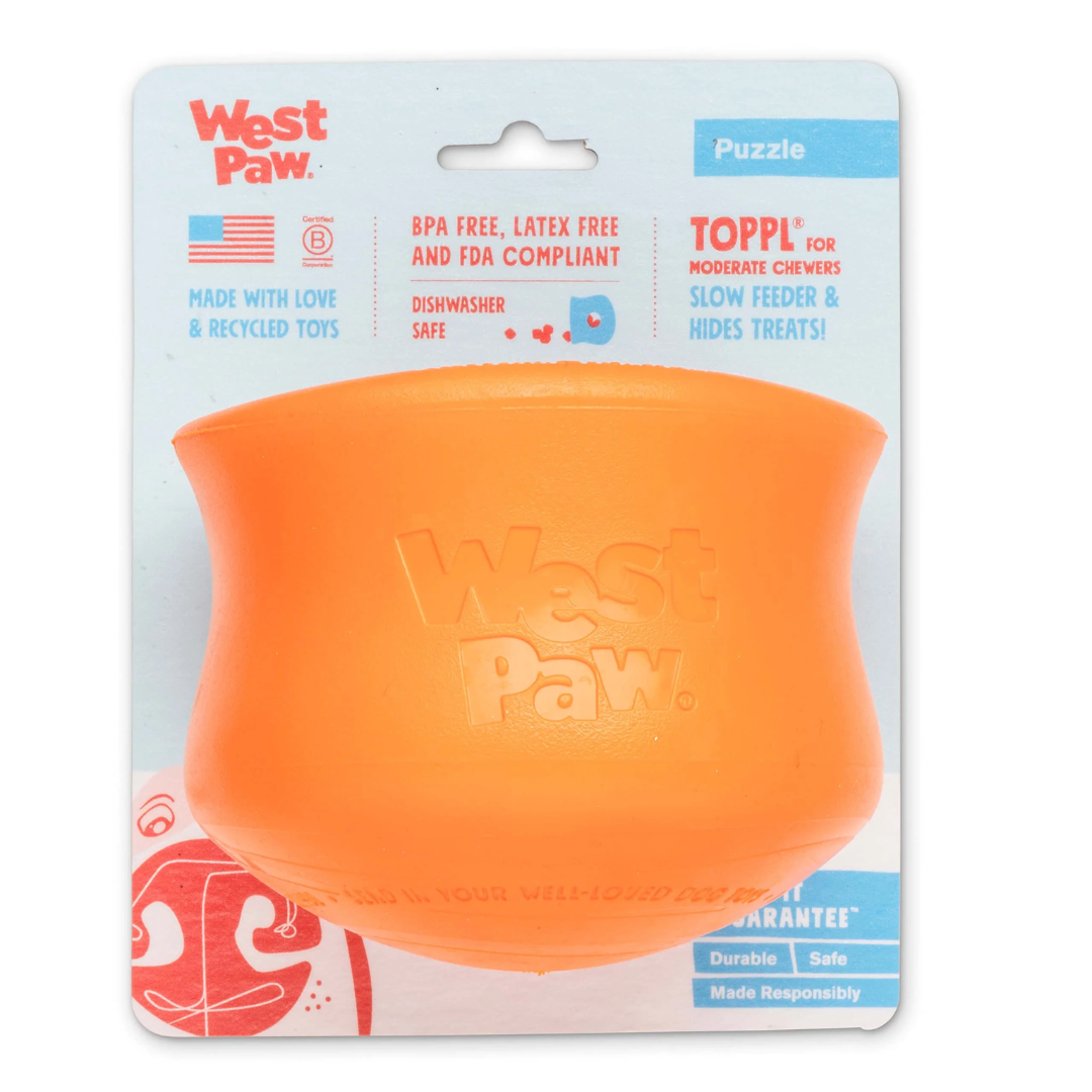 West Paw Zogoflex Toppl Treat Dispensing Dog Toy Puzzle X-Large