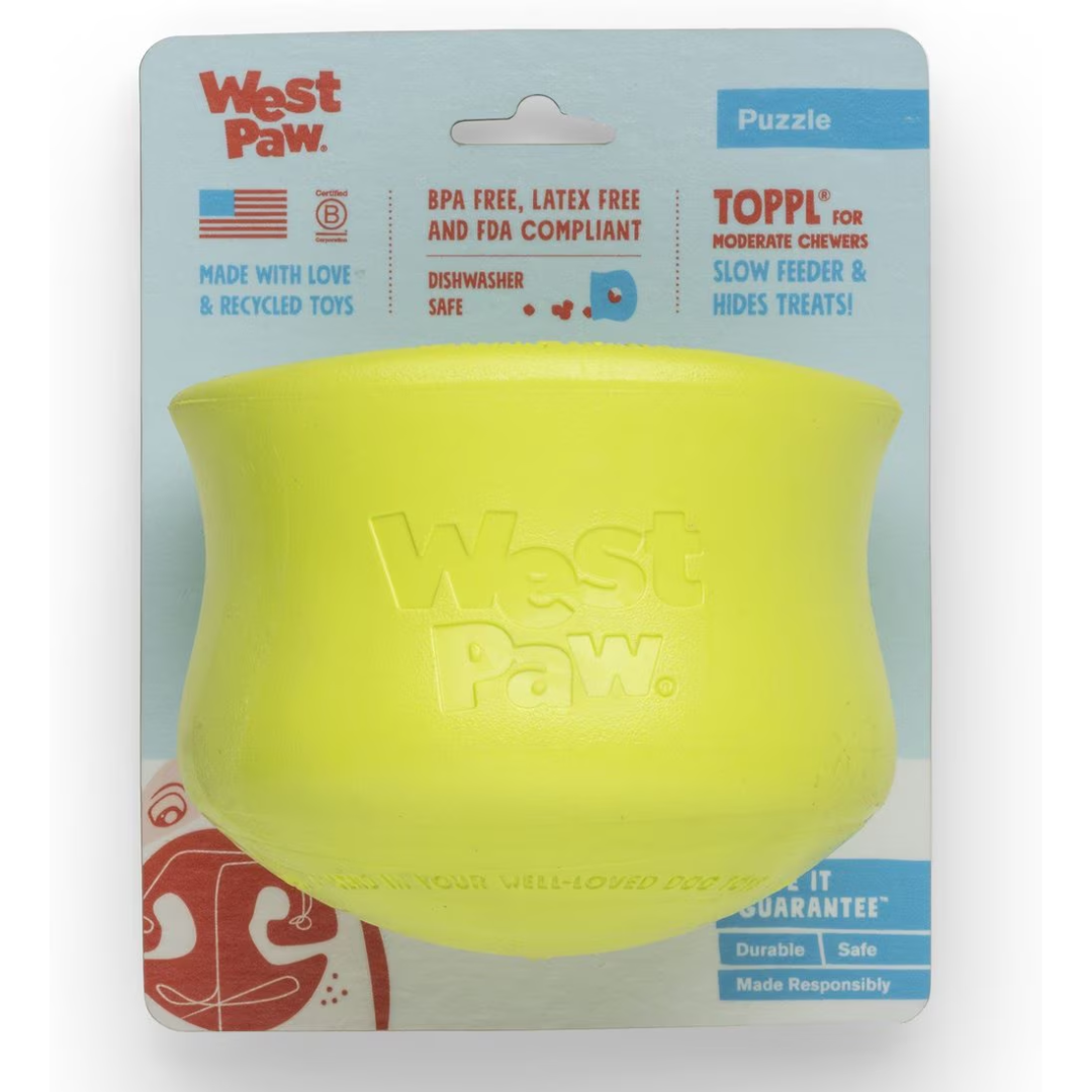 West Paw Zogoflex Toppl Treat Dispensing Dog Toy Puzzle X-Large