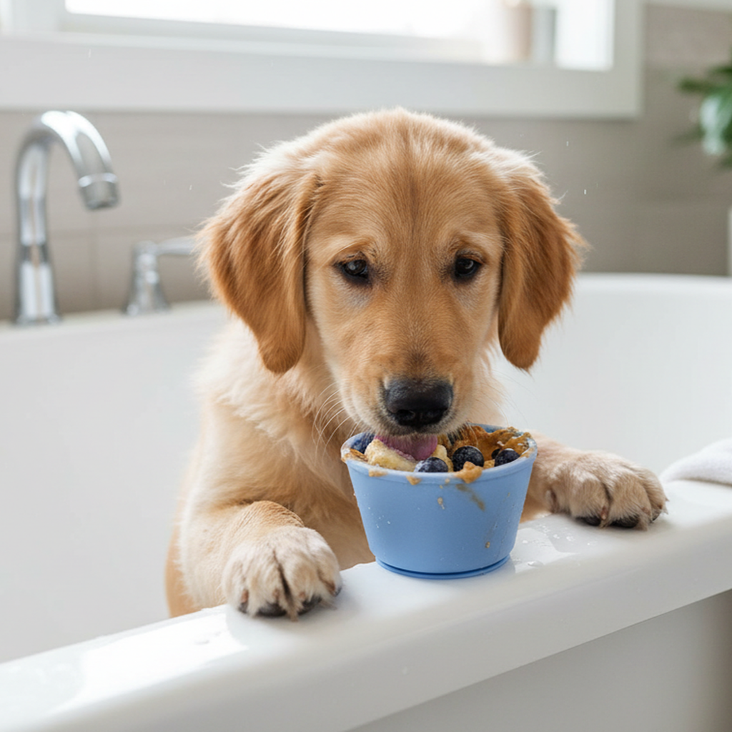 WOOZAPET Buddy Bowl Dog Slow Feeder Lick Bowl