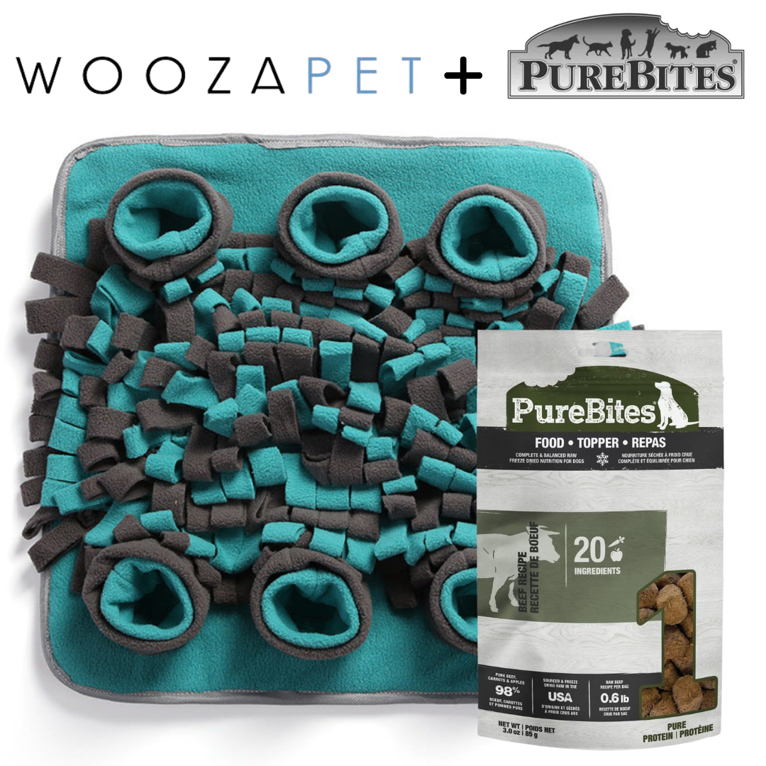 Snuffle Mat + PureBites Beef Food Topper Bundle