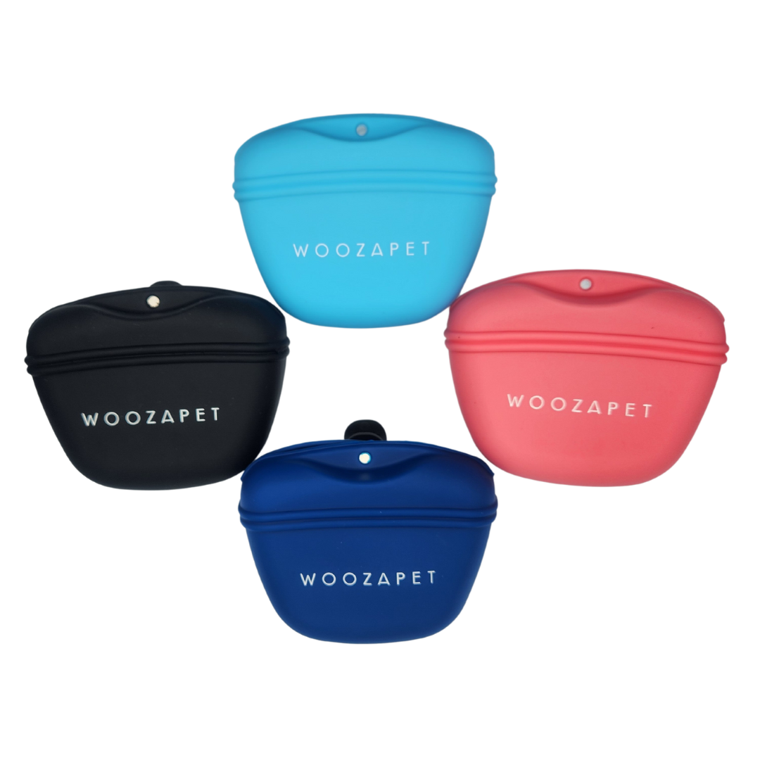WOOZAPET Silicone Dog Trainer Treat Clip-On Pouch