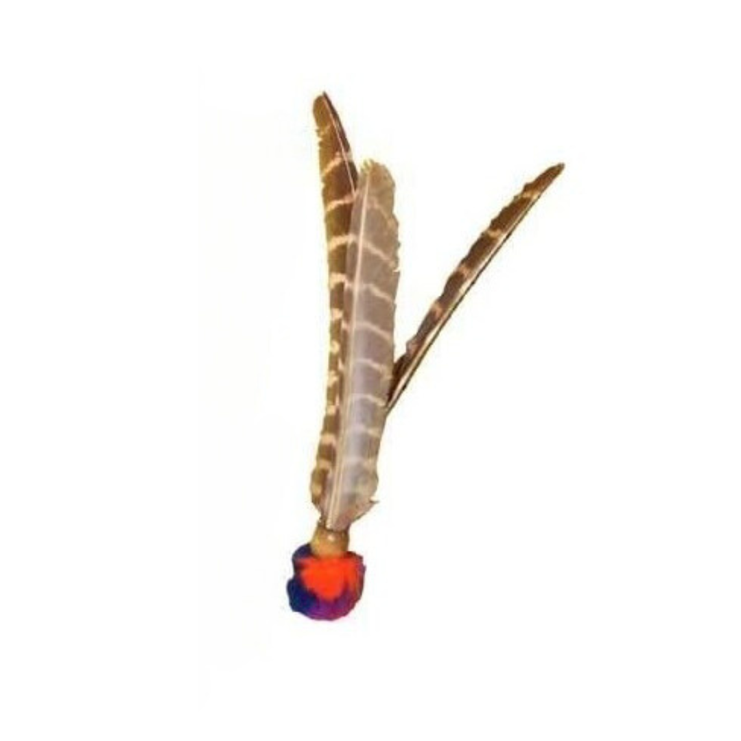 Go Cat Kitty Kopter Cat Toy, Throw Toy with Feathers That Spins in The Air