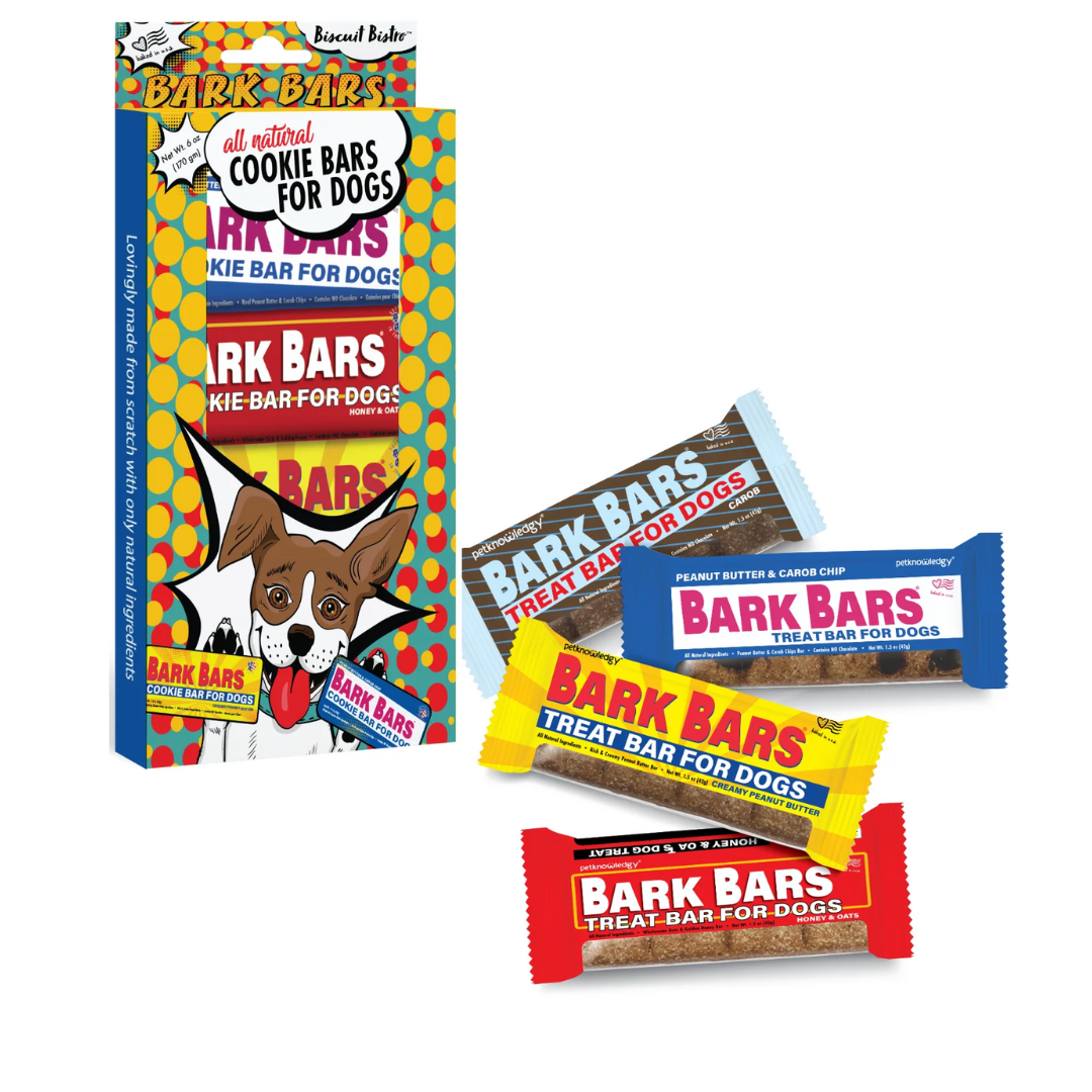 Spunky Pup Bark Bars Assorted 4 Pack