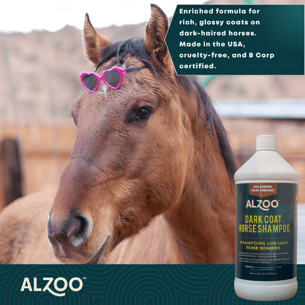 ALZOO Horse Shampoo Dark Coat, 32oz