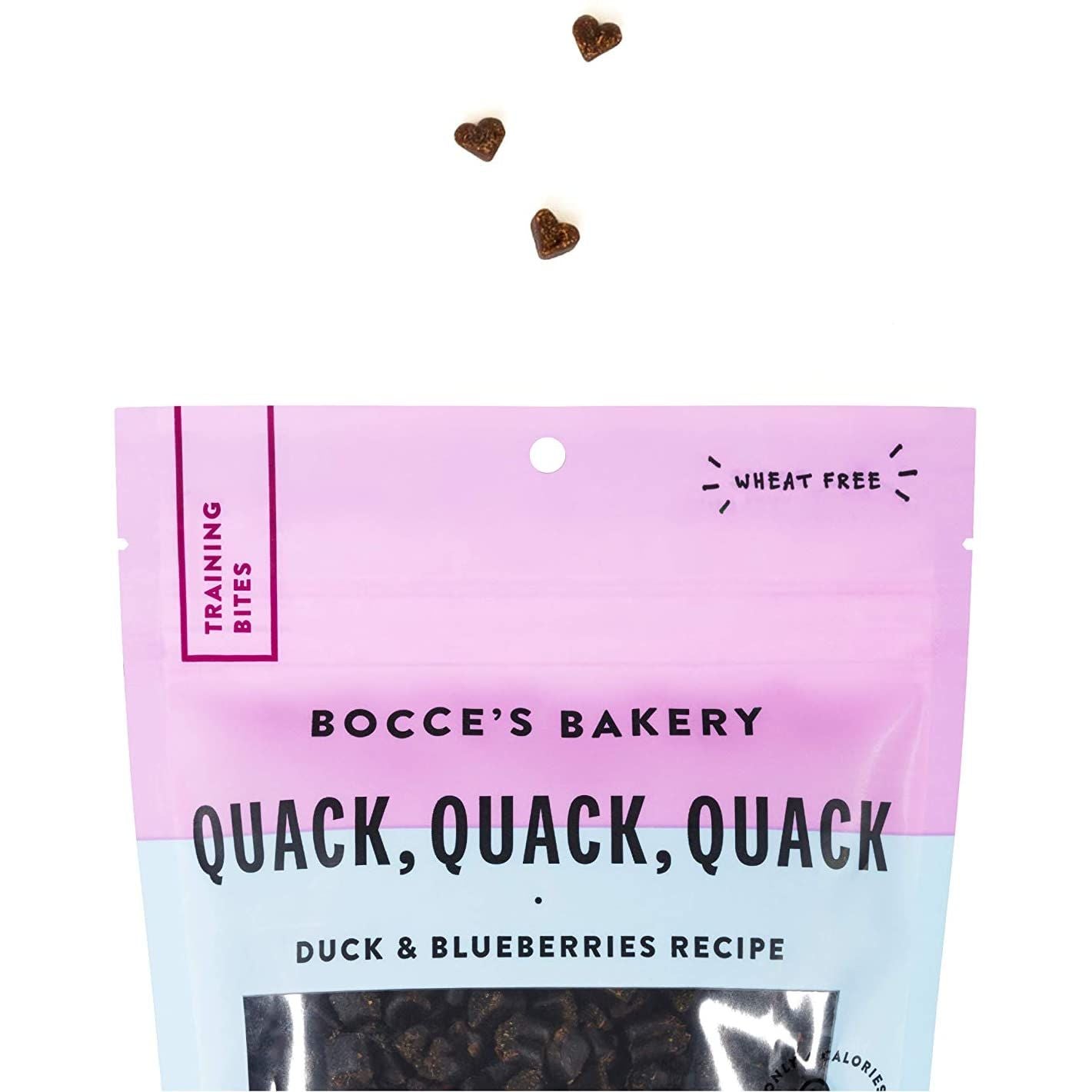Bocce's Bakery - Everyday Wheat-Free Dog Treats, Quack, Quack, Quack Training Bites, 6 oz