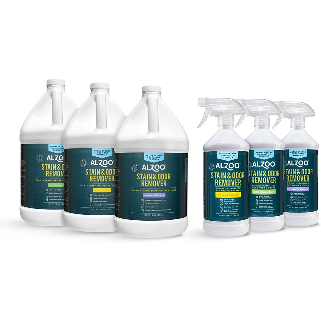 ALZOO Stain and Odor Remover Spray Citrus Vanilla