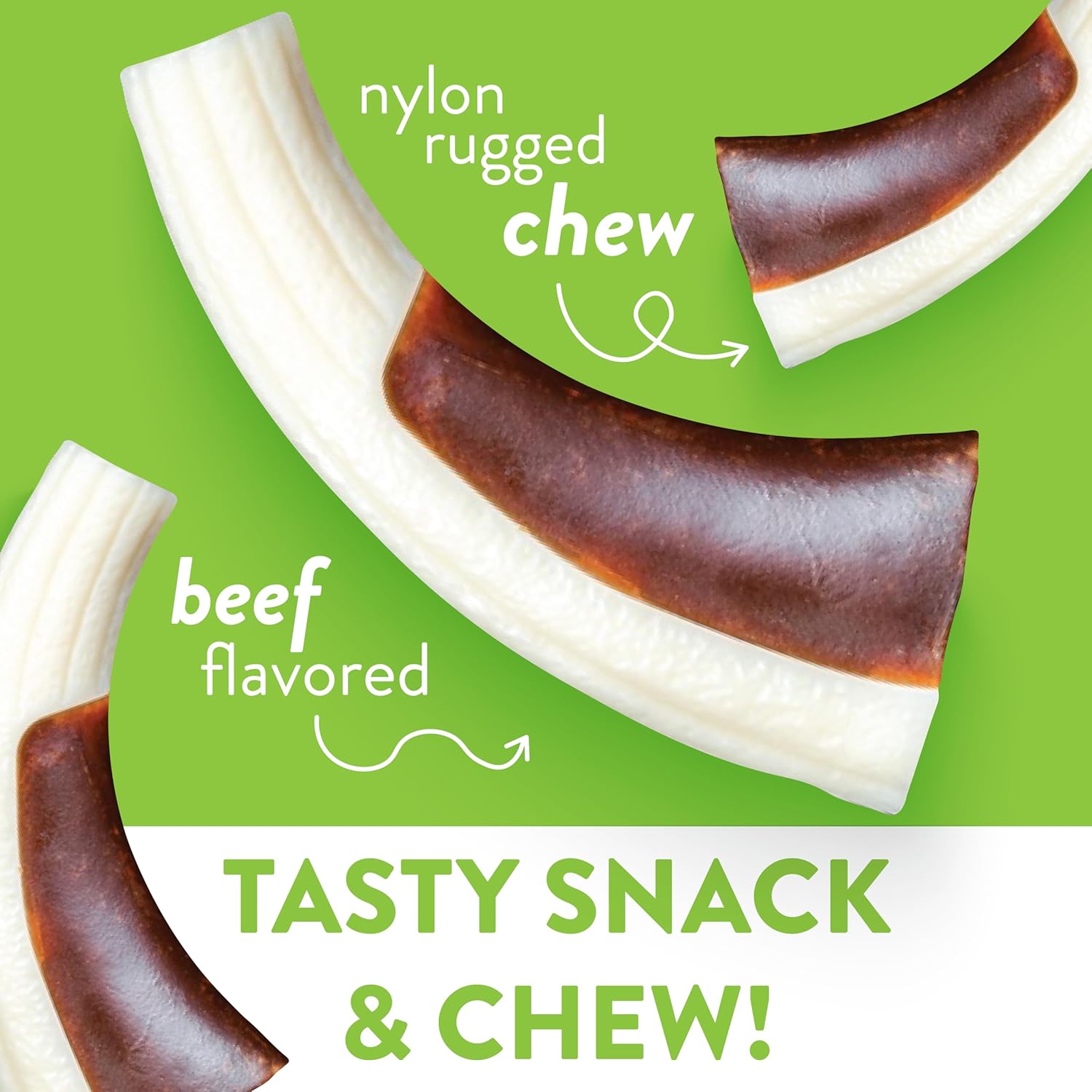 Spunky Pup Snack & Chew Antler Dog Chew Toy, Medium
