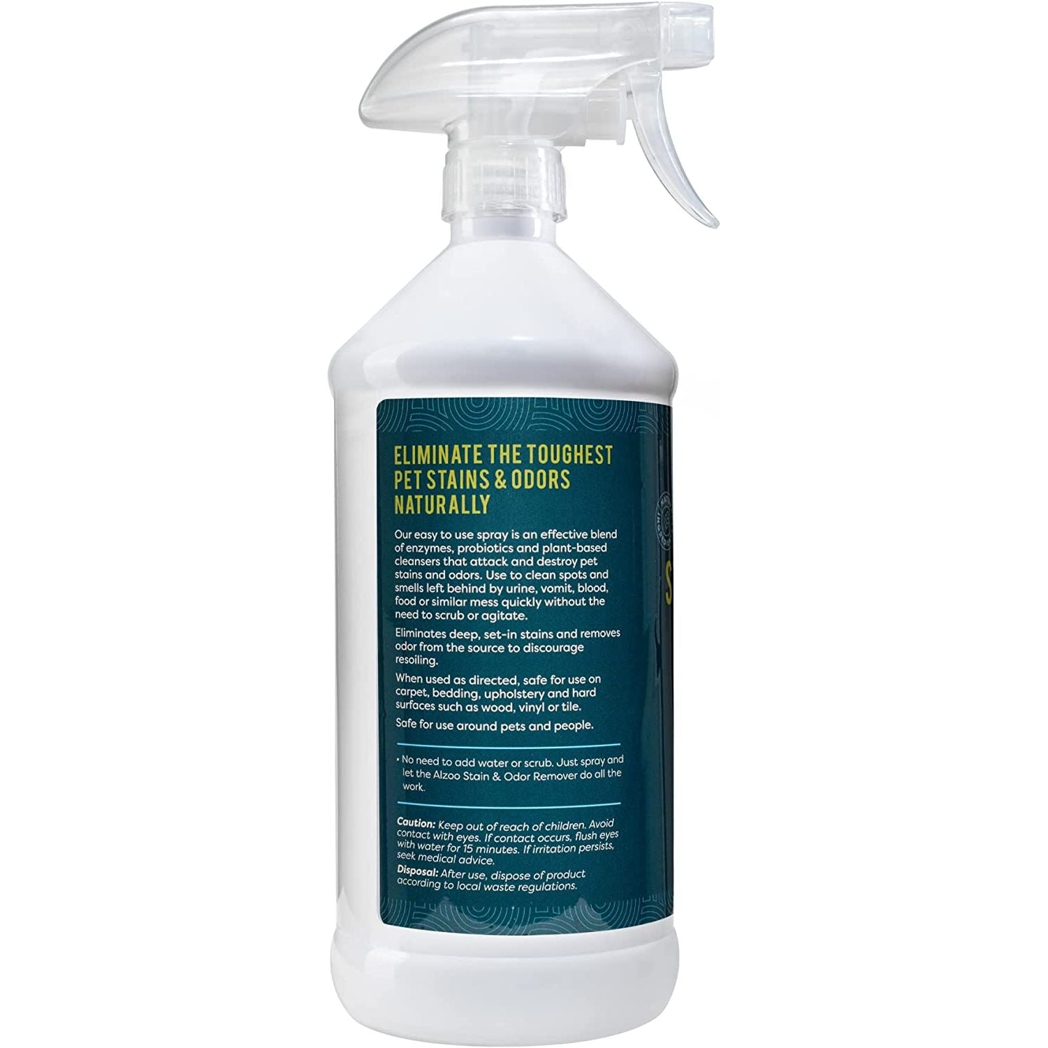 ALZOO Stain and Odor Remover Spray Apple Blossom