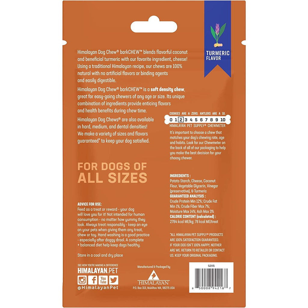 Himalayan Pet Supply barkCHEW with Turmeric
