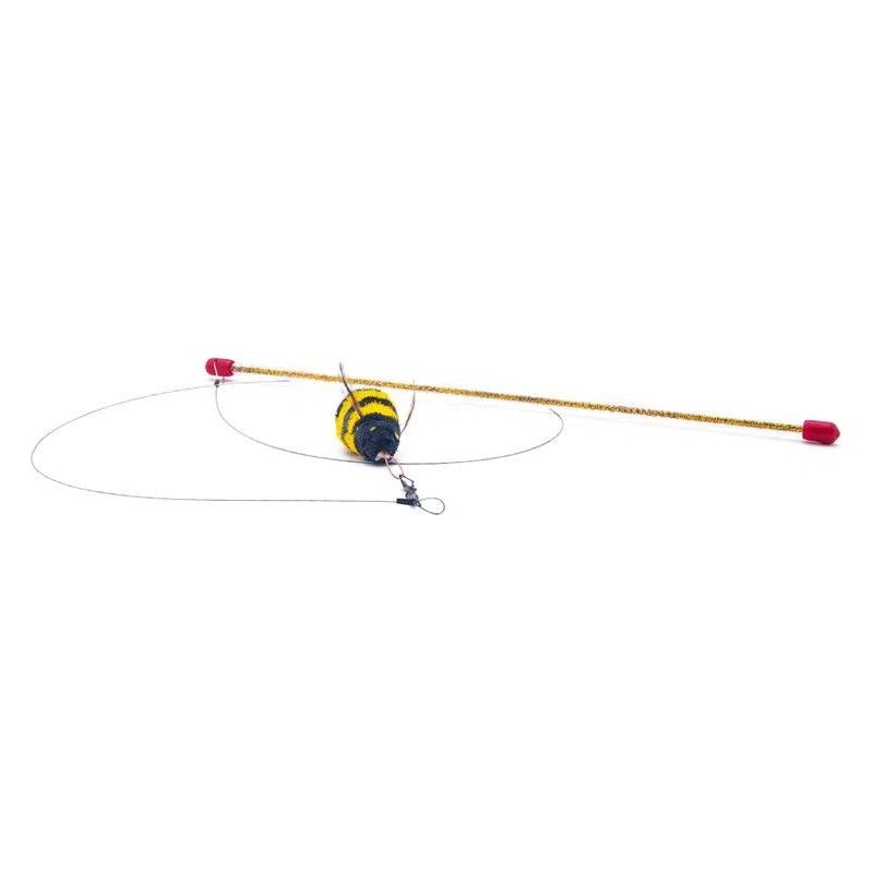 Go Cat Da Bee Cat & Kitten Wand Toy
