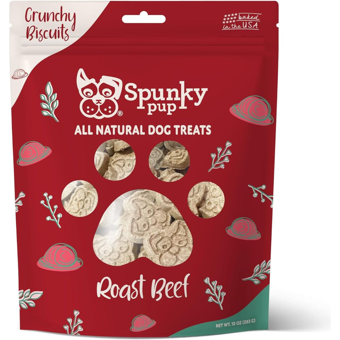 Spunky Pup Crunchy Biscuit Treats, 10 oz