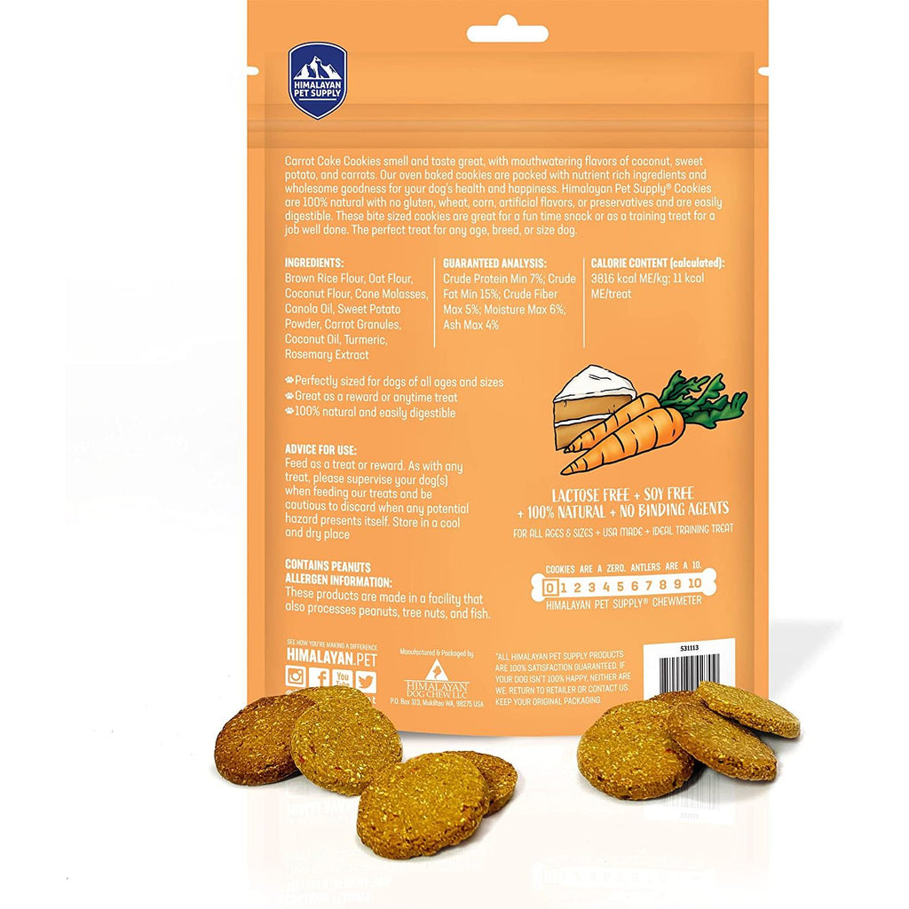 Himalayan Pet Supply Carrot Cake Cookies Dog Treats