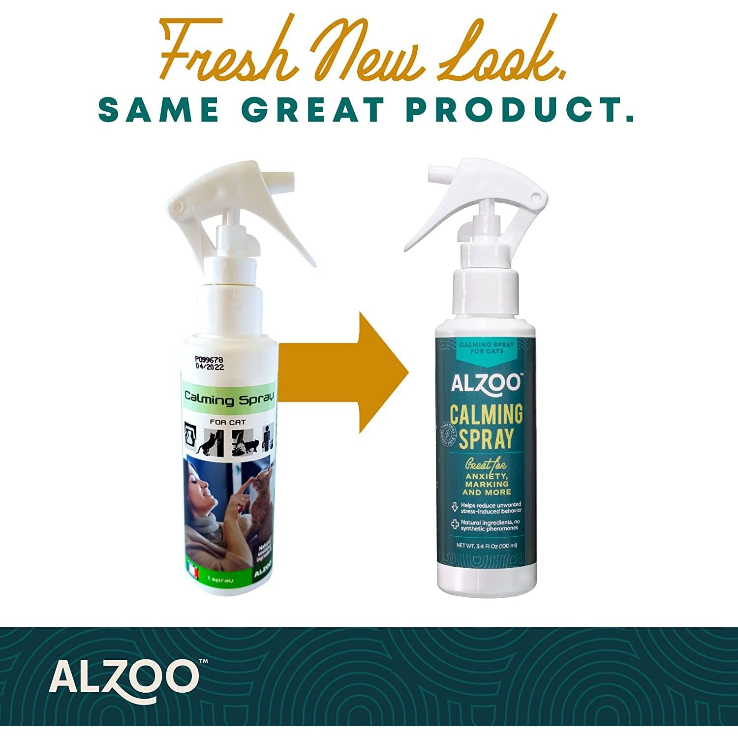 ALZOO All Natural Calming Spray for Cats