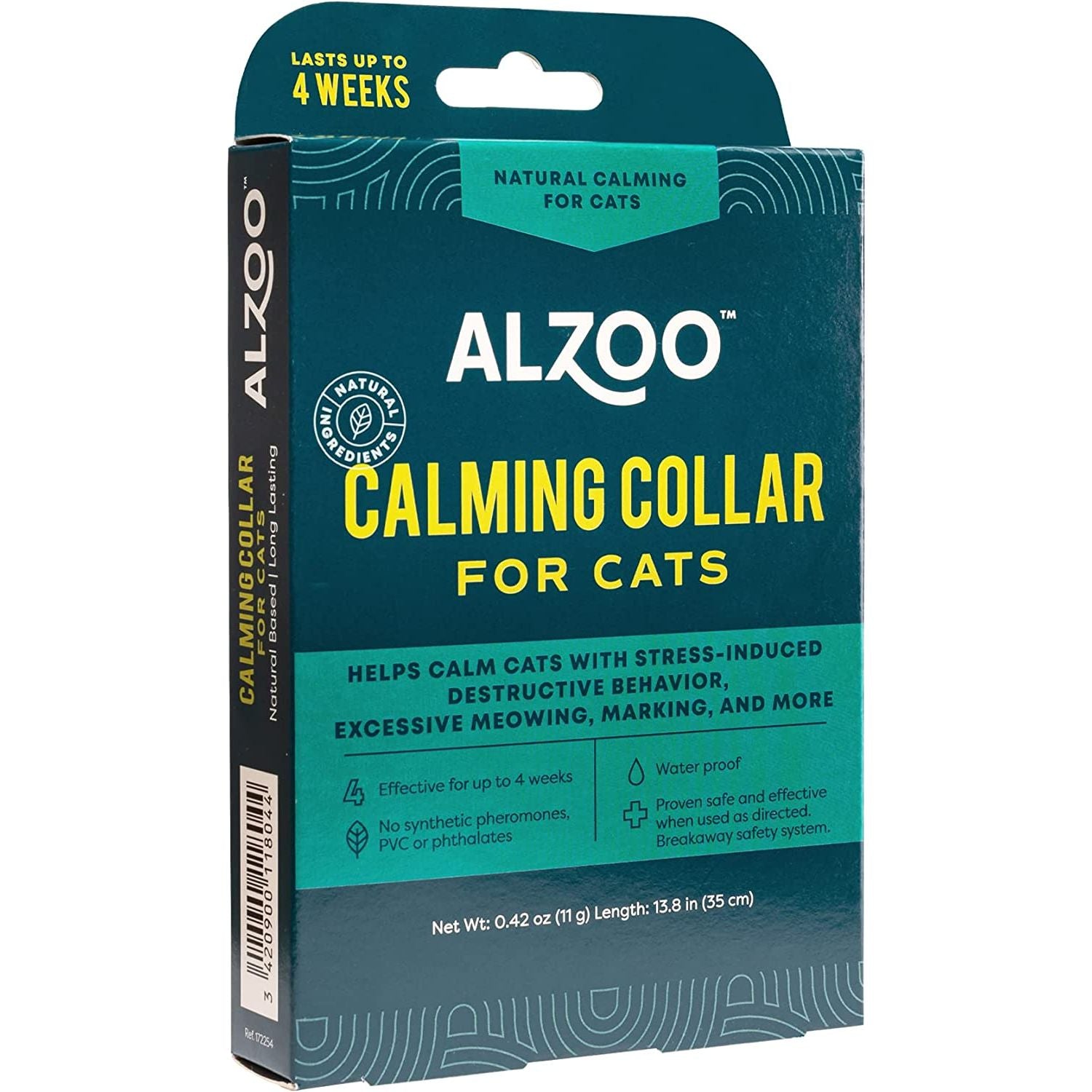 ALZOO All Natural Calming Collar for Cats