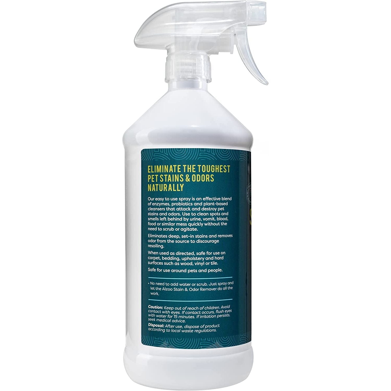 ALZOO Stain and Odor Remover Spray Citrus Vanilla