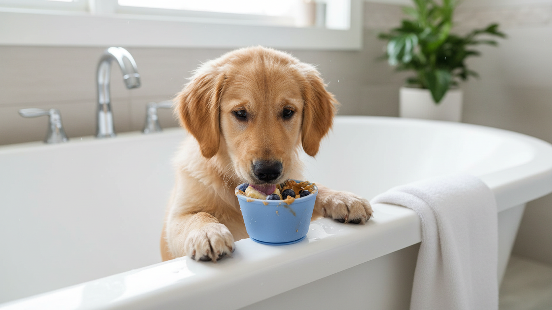 WOOZAPET Buddy Bowl Dog Slow Feeder Lick Bowl