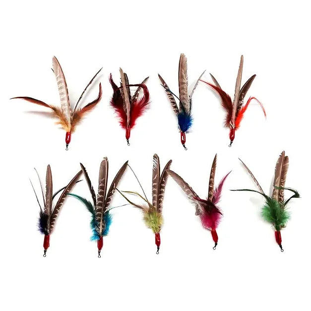 Go Cat Da Bird Cat Toy Refill Accessories, Super Refill with Extra Feathers