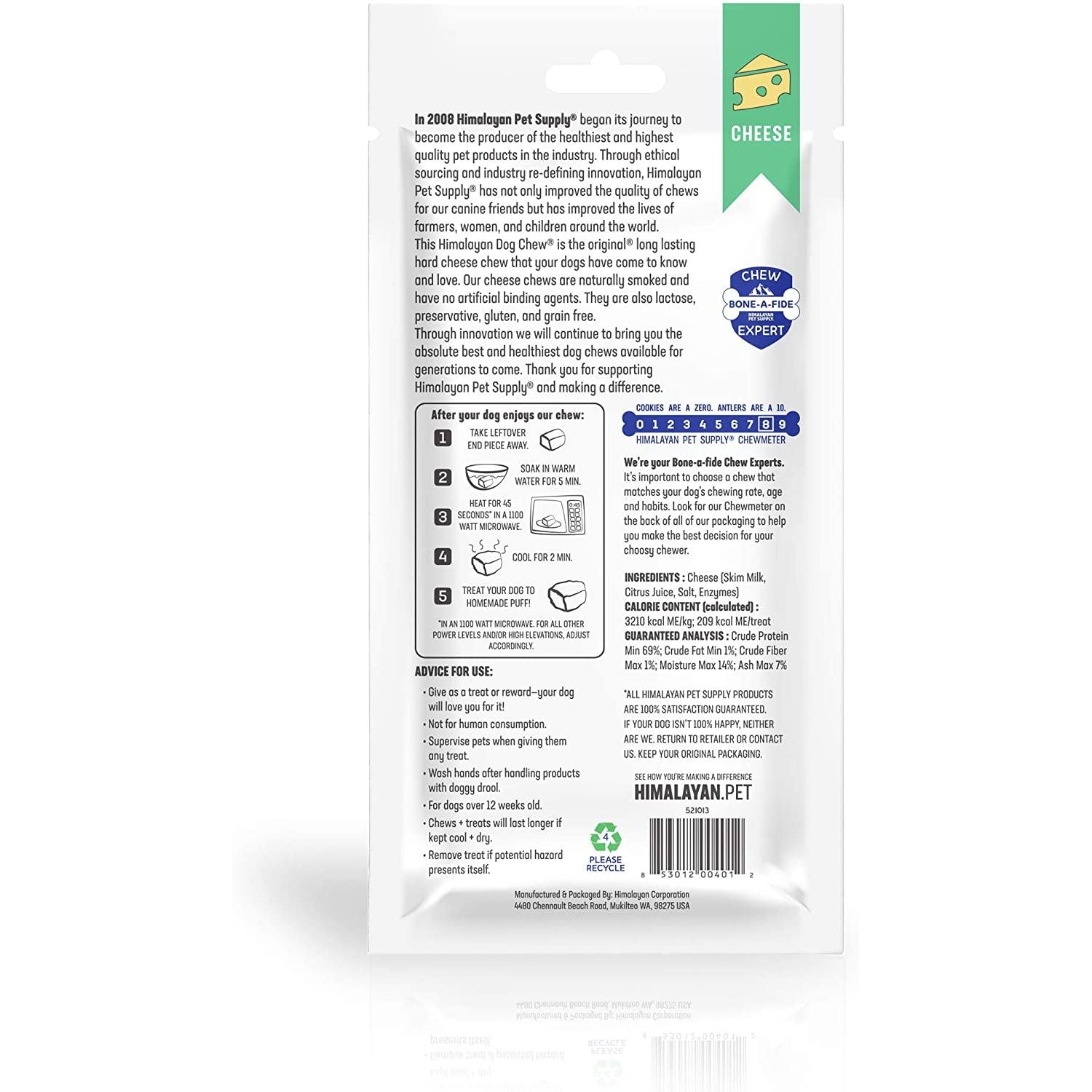 Himalayan Cheese Chews | Long Lasting, Stain Free, Protein Rich, Low Odor | 100% Natural, Healthy & Safe | No Lactose, Gluten Or Grains | Medium | for Dogs 35 Lbs & Smaller