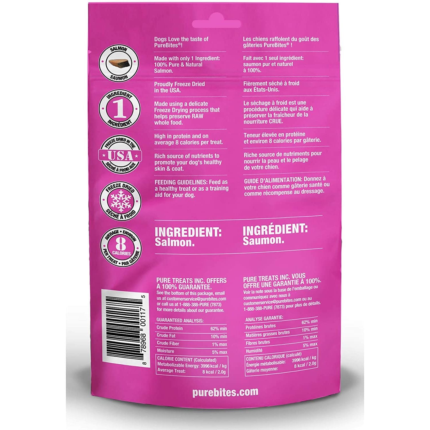 PureBites Freeze-Dried Salmon Dog Treats