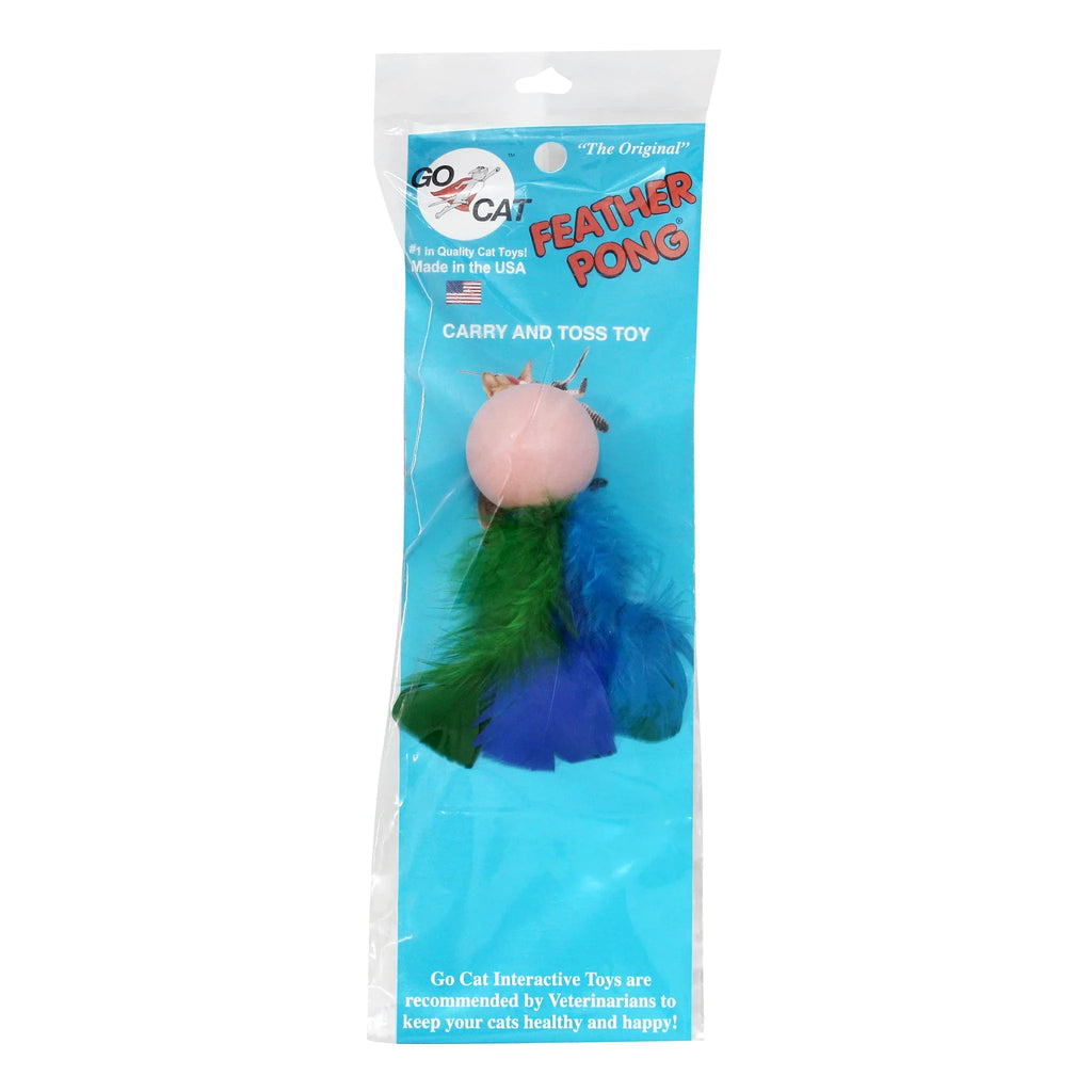 Go Cat Feather Pong Cat Toy