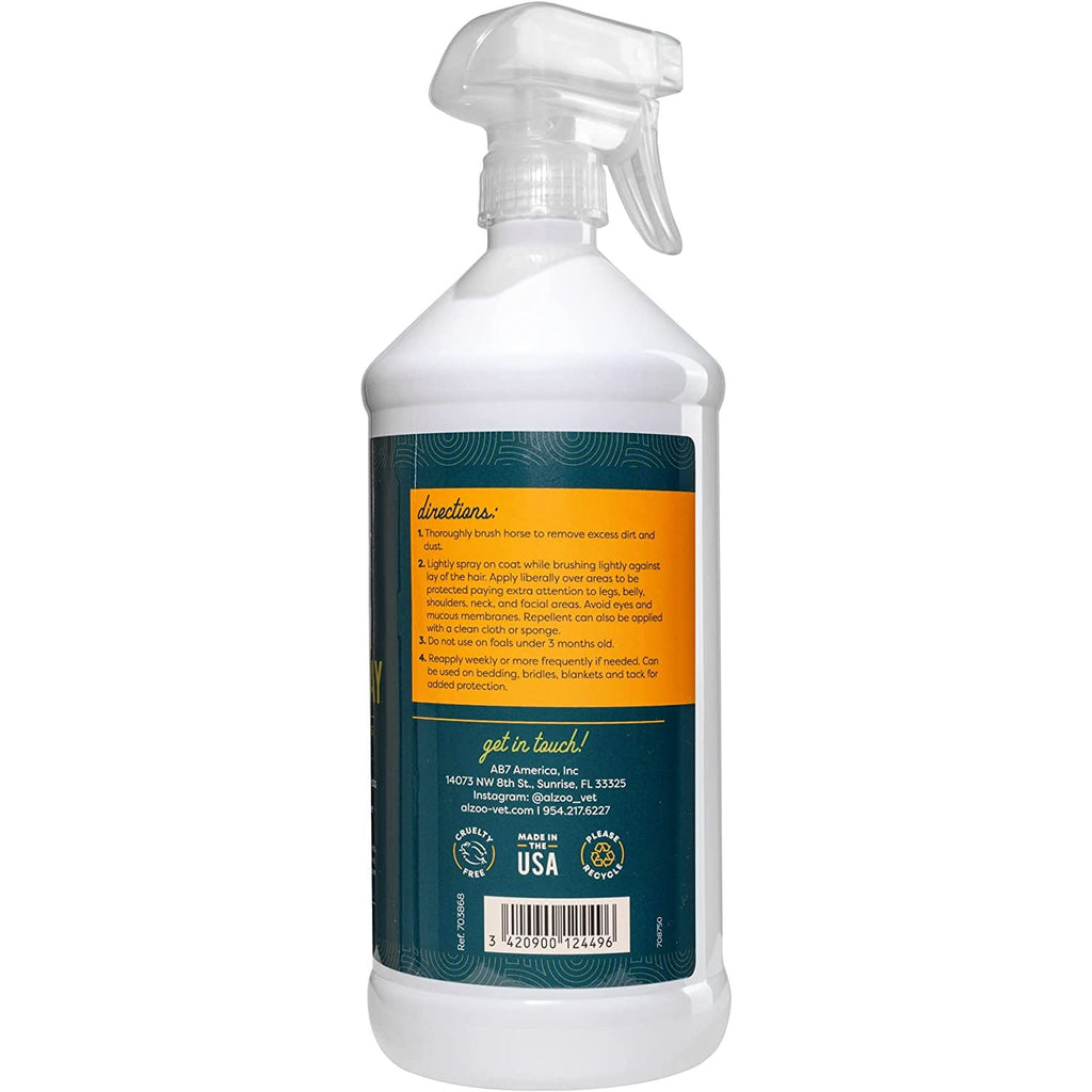 ALZOO Natural Fly & Tick Horse Spray 32oz