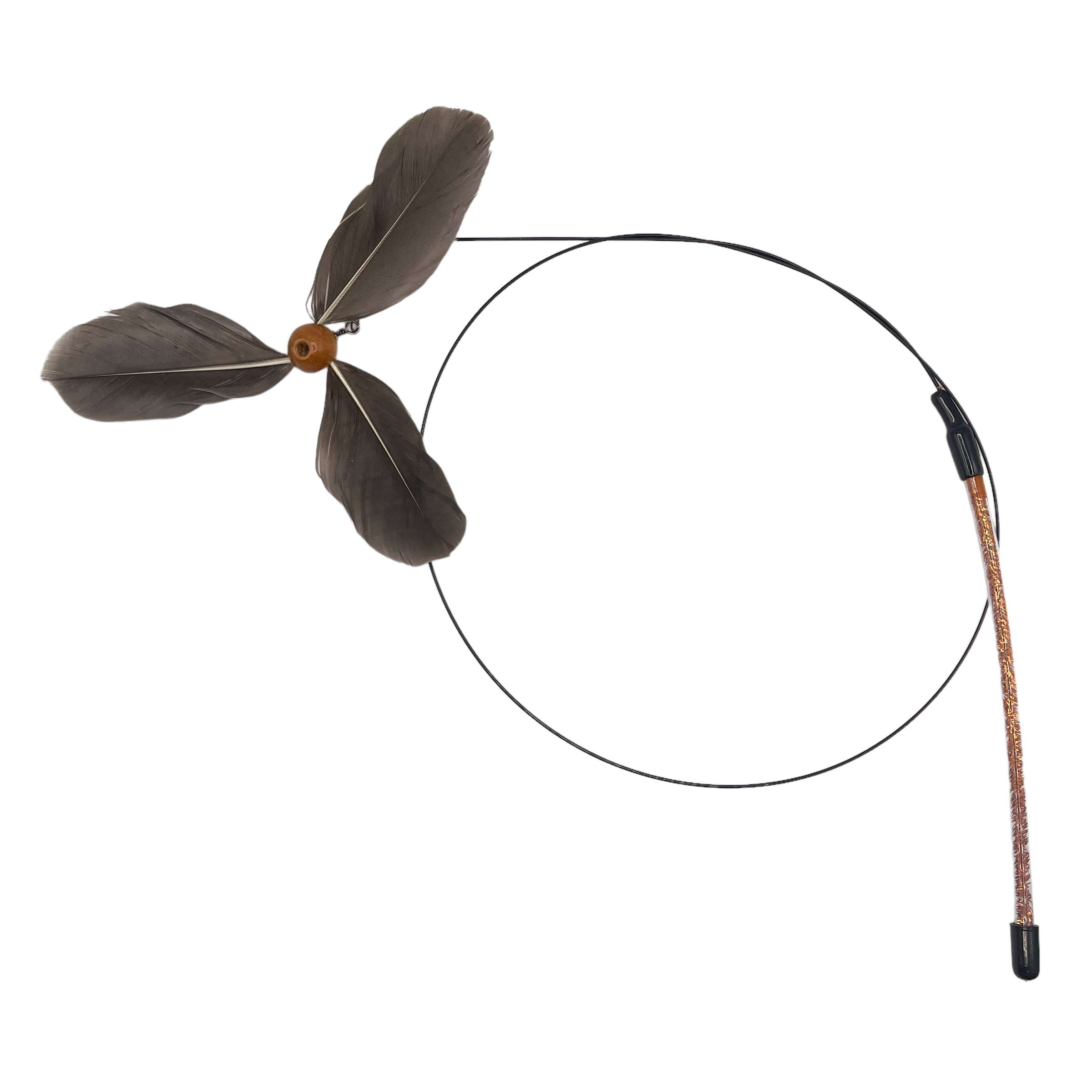 WOOZAPET Kitty Spinner Feather Cat Toy