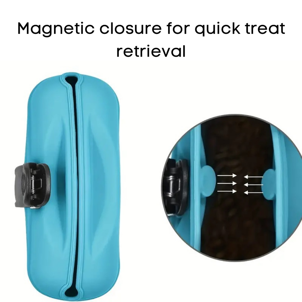 WOOZAPET Silicone Dog Trainer Treat Clip-On Pouch