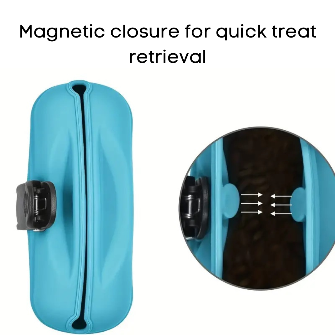 WOOZAPET Silicone Dog Trainer Treat Clip-On Pouch