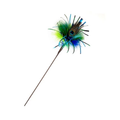 Go Cat 18" Peacock Sparkler Cat Wand Toy