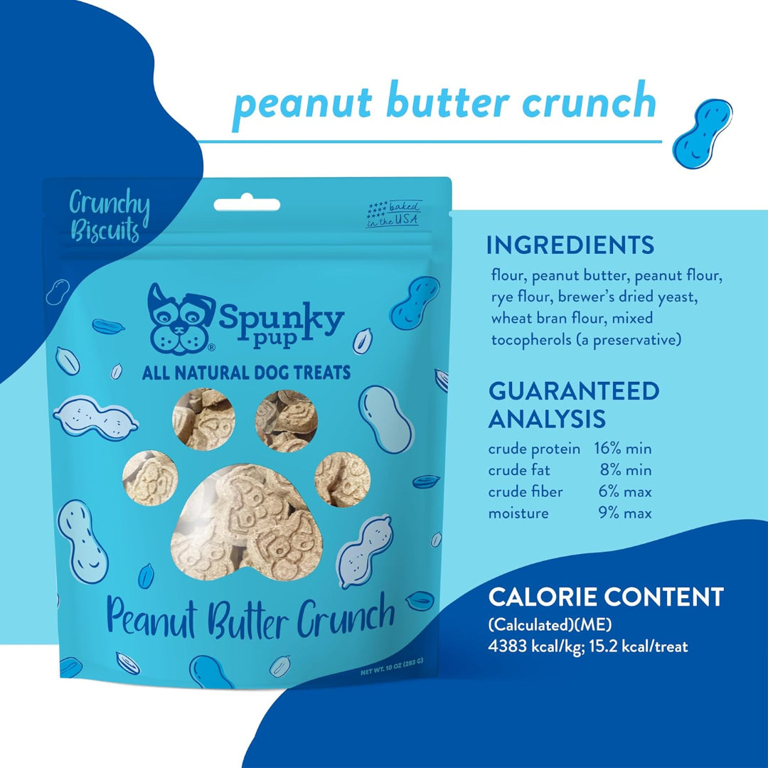 Spunky Pup Crunchy Biscuit Treats, 10 oz