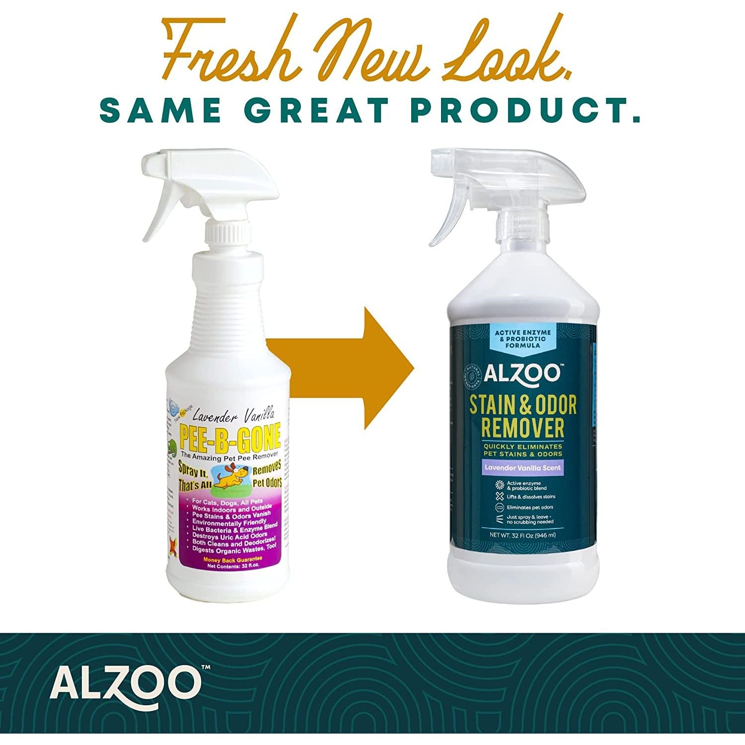 ALZOO Stain & Odor Remover Spray Lavender Vanilla