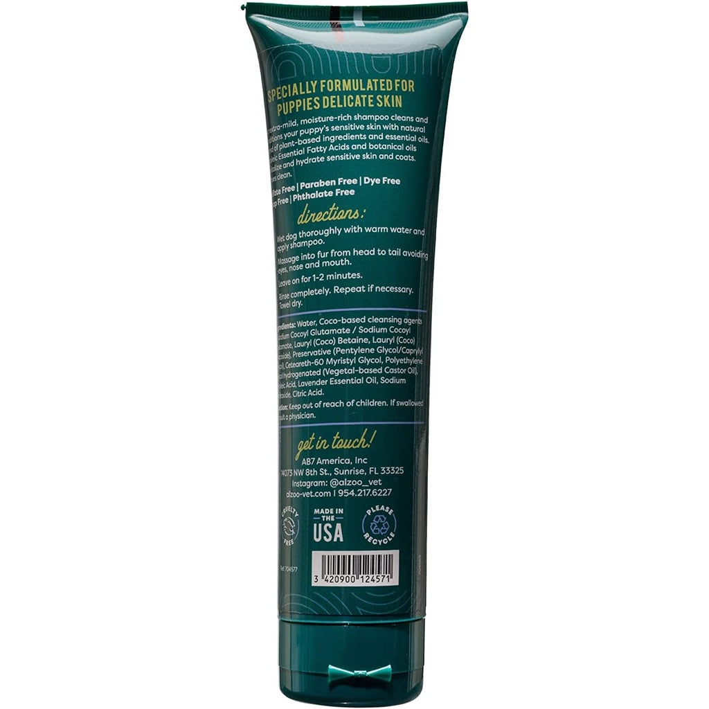 ALZOO Gentle Puppy Shampoo for Dogs 8 oz.