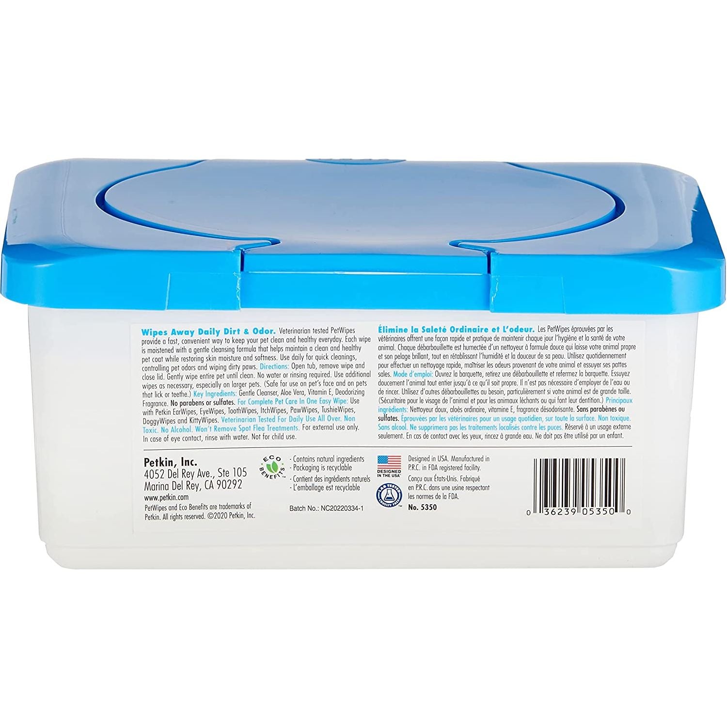 Petkin Petwipes 100 count