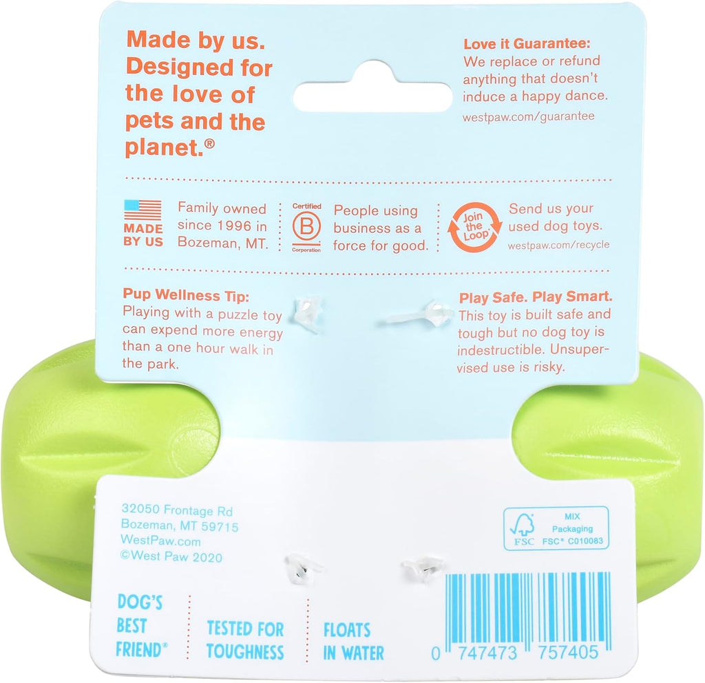 West Paw Zogoflex Qwizl Interactive Treat Dispensing Dog Toy, Small