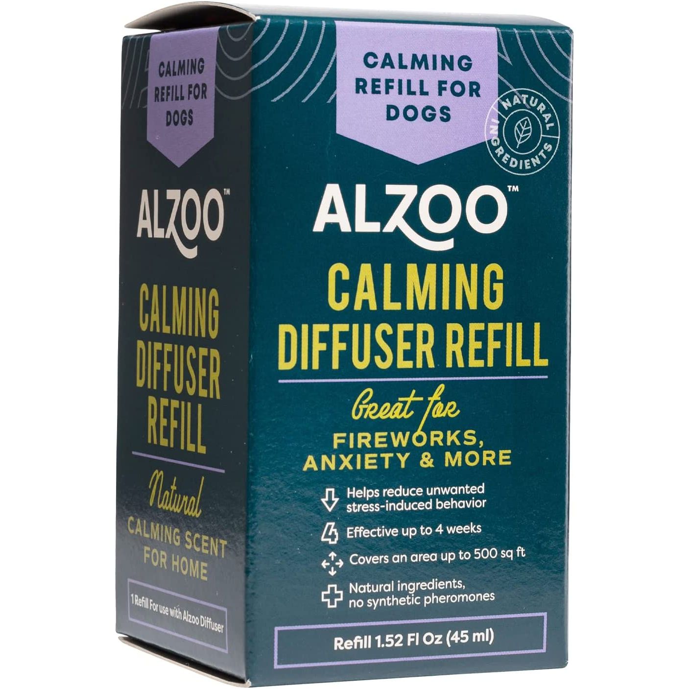 ALZOO All Natural Calming Diffuser Refill for Dogs