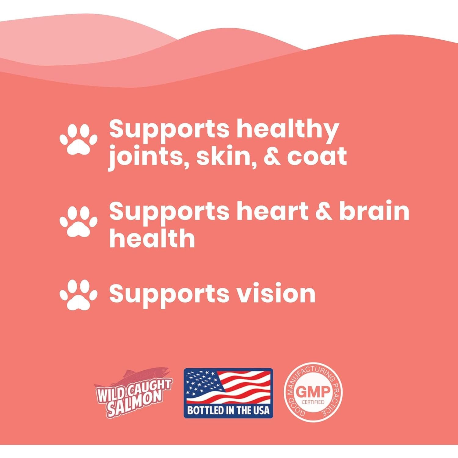 Paramount Pet Health Wild Alaskan Salmon Oil Dog & Cat Supplement
