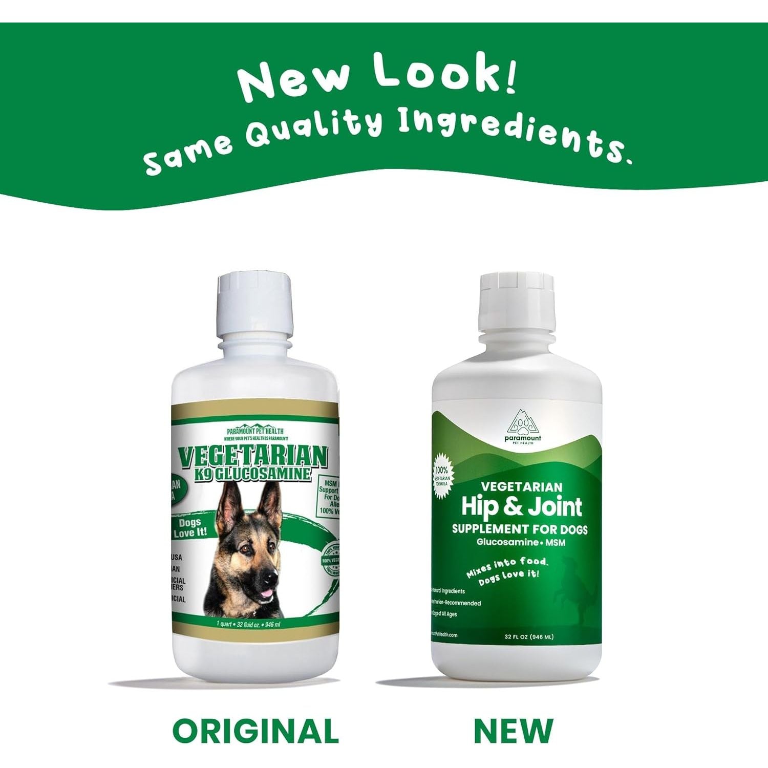 Paramount Pet Health Vegetarian Hip & Joint Supplement for Dogs