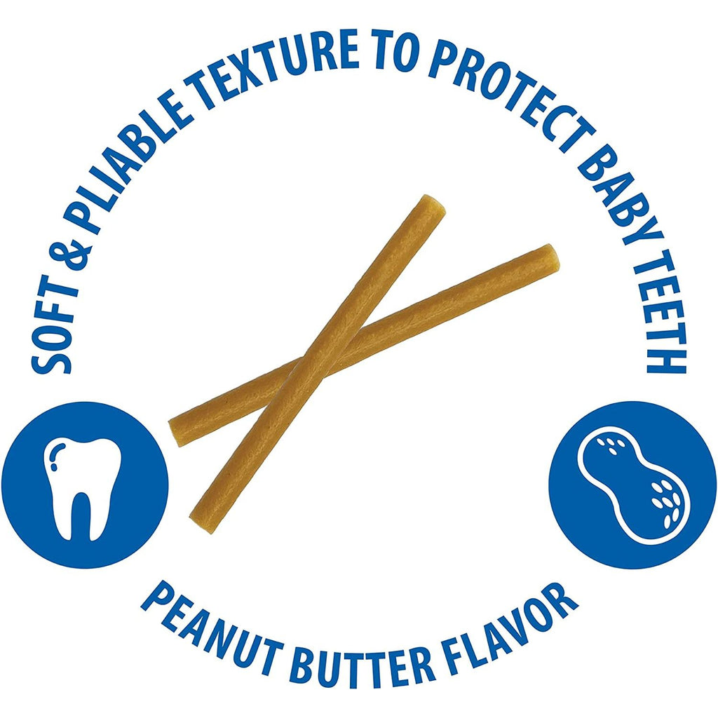 N-Bone Puppy Teething Sticks — Peanut Butter, 3.74 oz