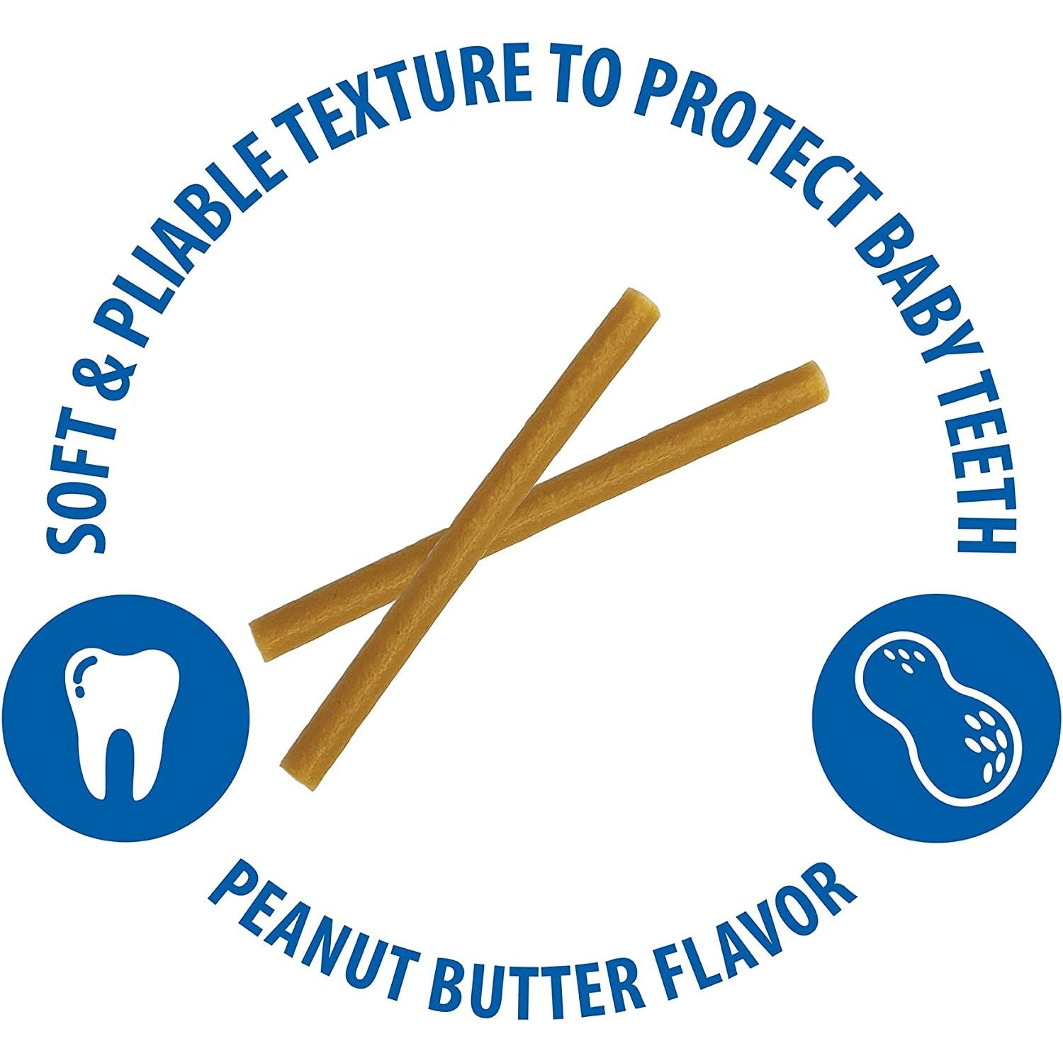 N-Bone Puppy Teething Sticks — Peanut Butter, 3.74 oz