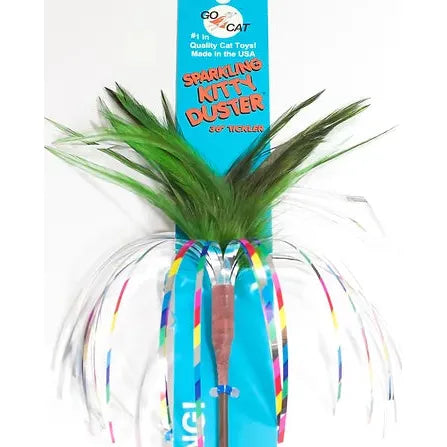 Go Cat 18" Sparkling Kitty Duster Cat Toy